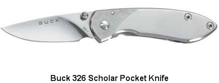 Buck 326 Scholar Pocket Knife