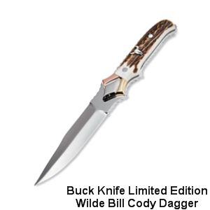 Buck Knife Limited Edition Wilde Bill Cody Dagger
