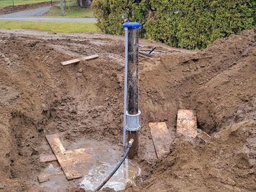 New water well drilled