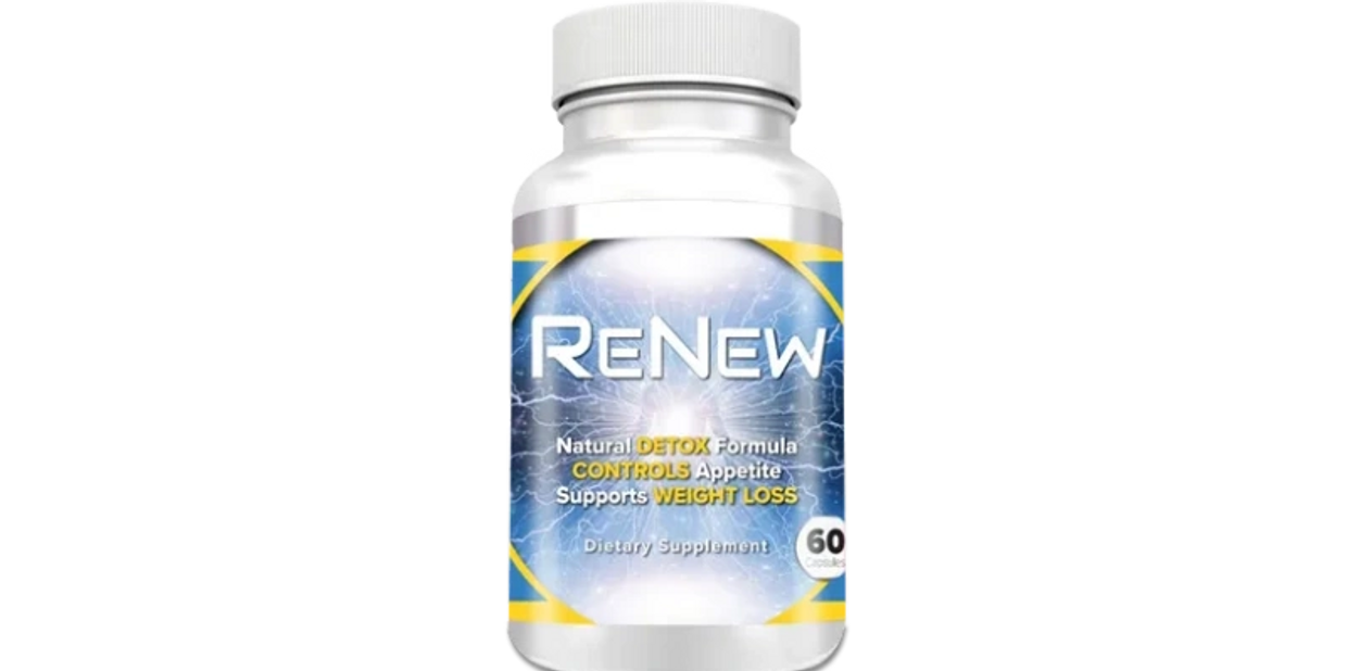 shows an image of the renew product in its packaging container as the customer receives it in