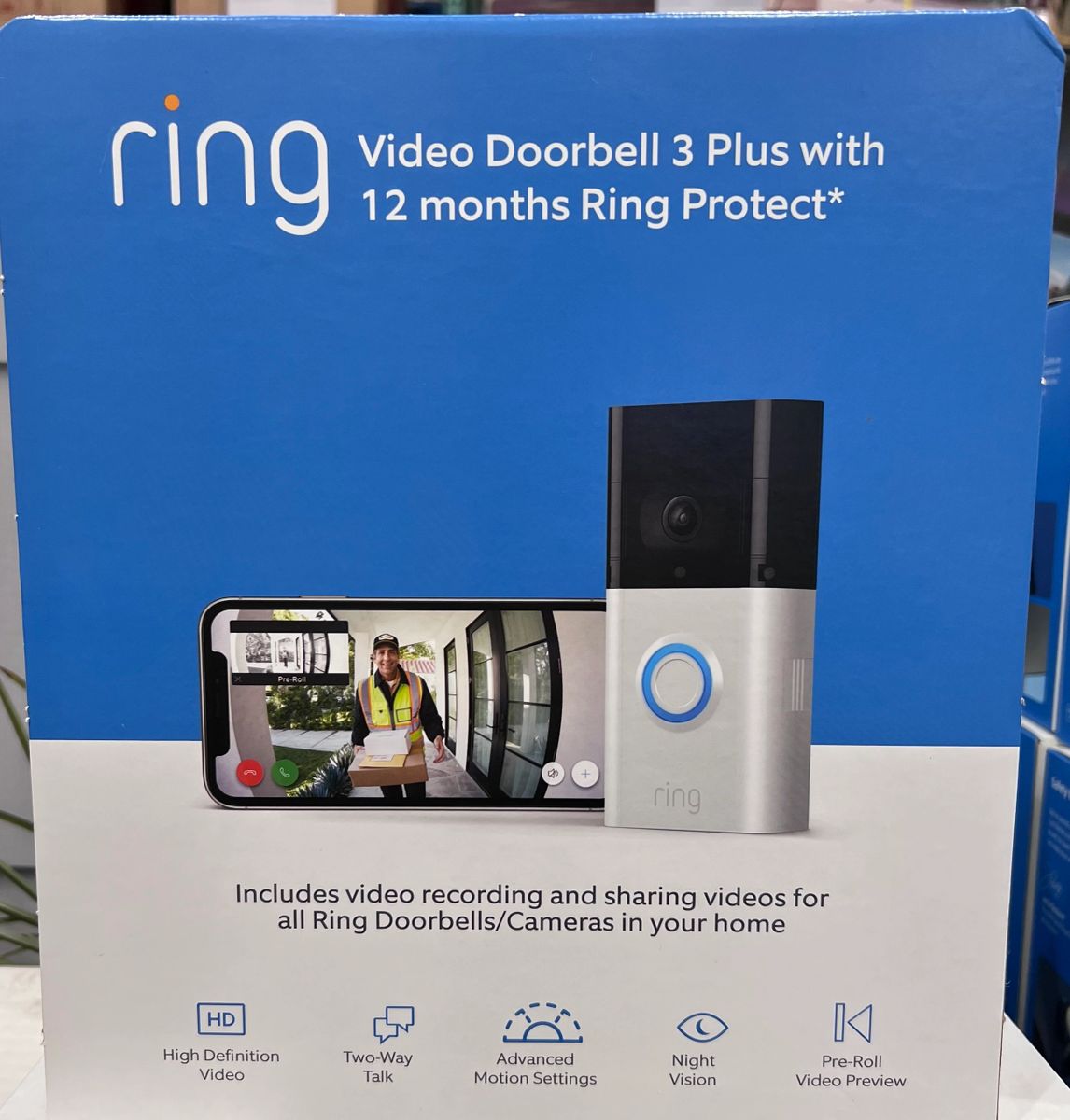 Ring doorbell with camera