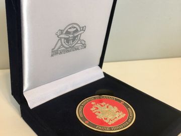 VELVET PRESENTATION - CHALLENGE COIN