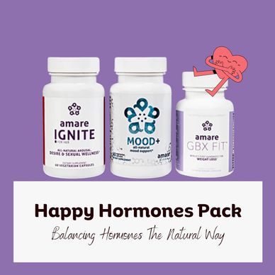 Combines 3 plant-based blends to balance metabolic hormones, stress hormones and sex hormones.