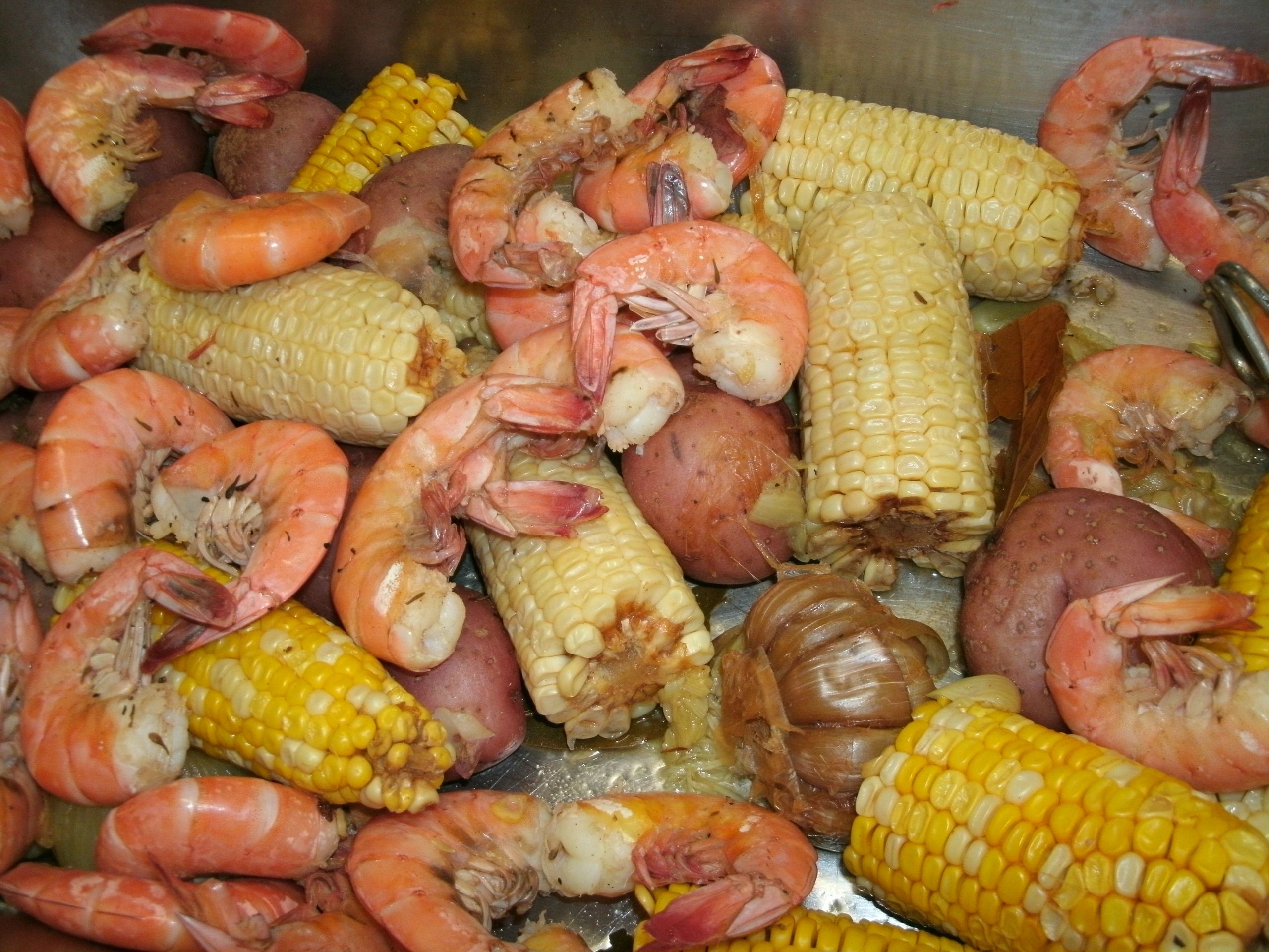 Catering spread prepared by Chef Bob