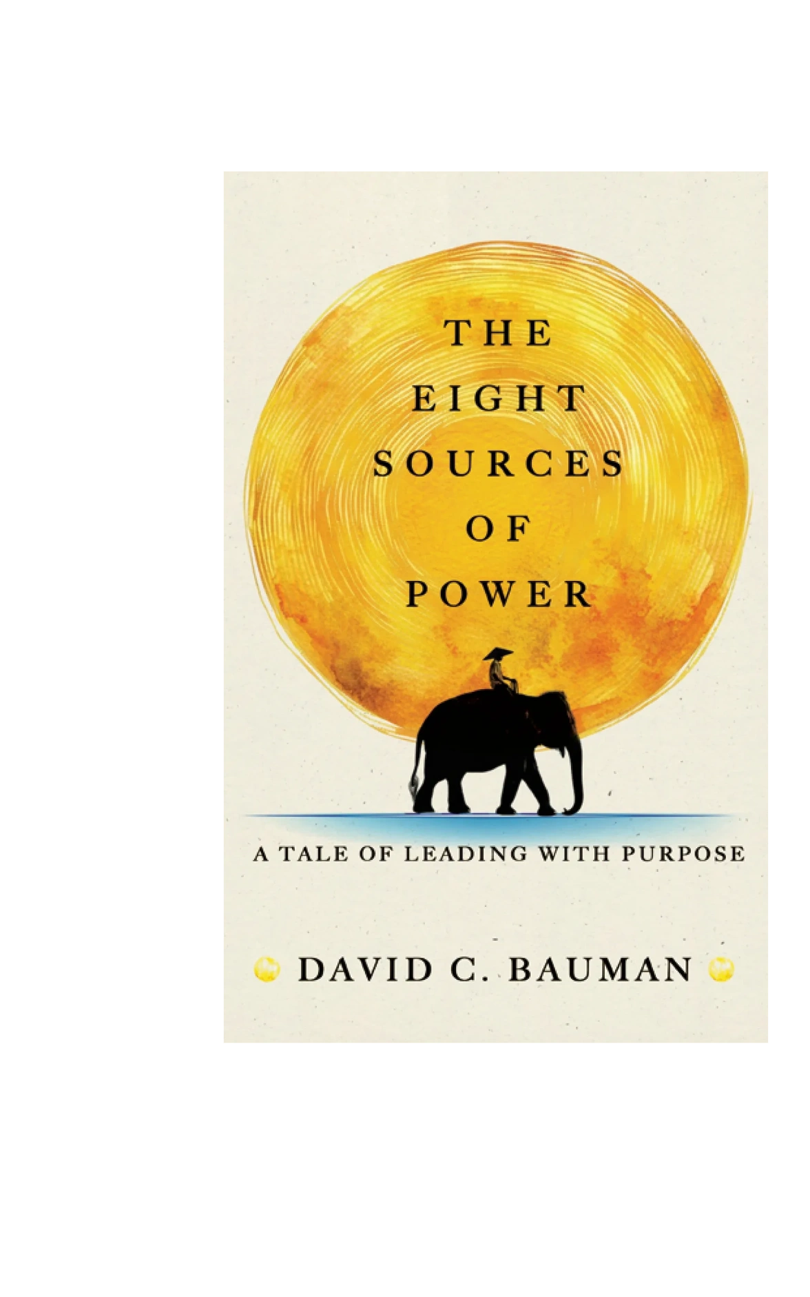 Sun rising and a boy riding an elephant.