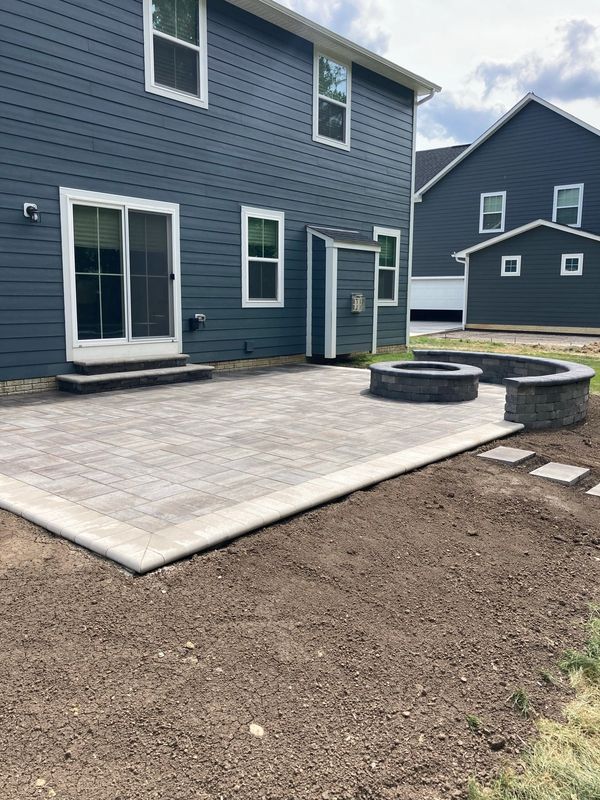 Patio and fire pit