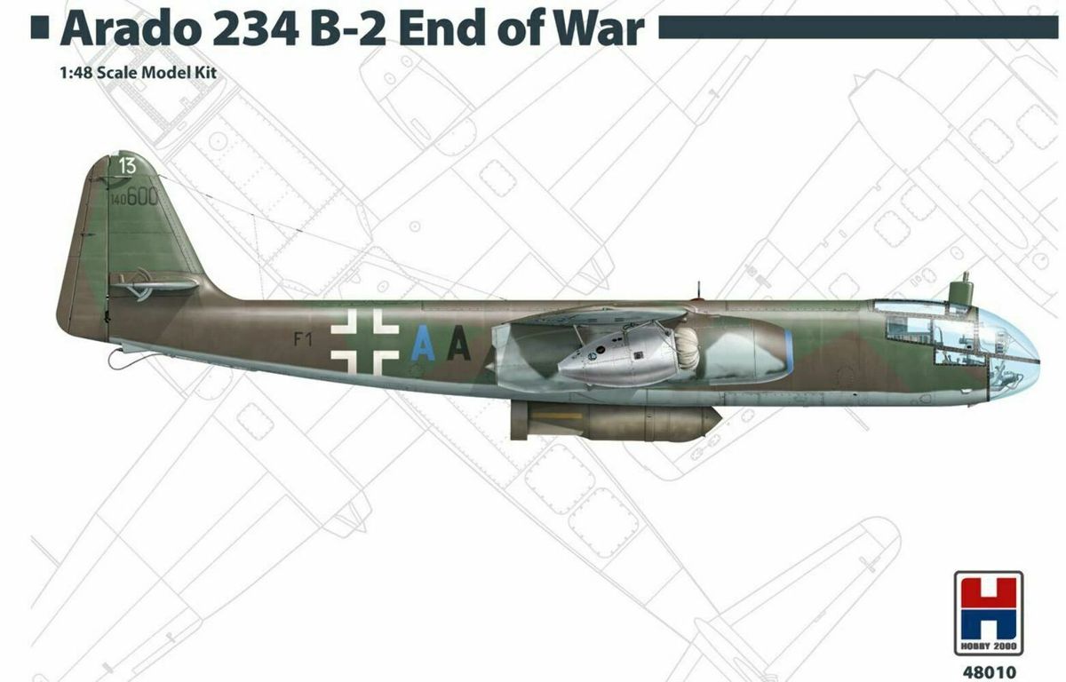 Hobby 2000 1/48 Arado Ar-234B-2 End of War H2K48010