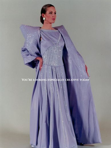 Australian Gown Of The Year" 1992. 2nd Place of 38 entries.
