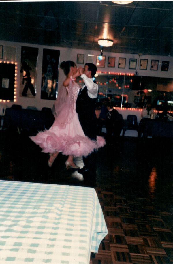 Helen Bateman and Don McRobert Dancing at Wendon Dance Studio 1995. Imagination