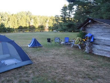 Swan Island Kennebec River campground, hiking camping, swimming, fishing, Richmond Maine
