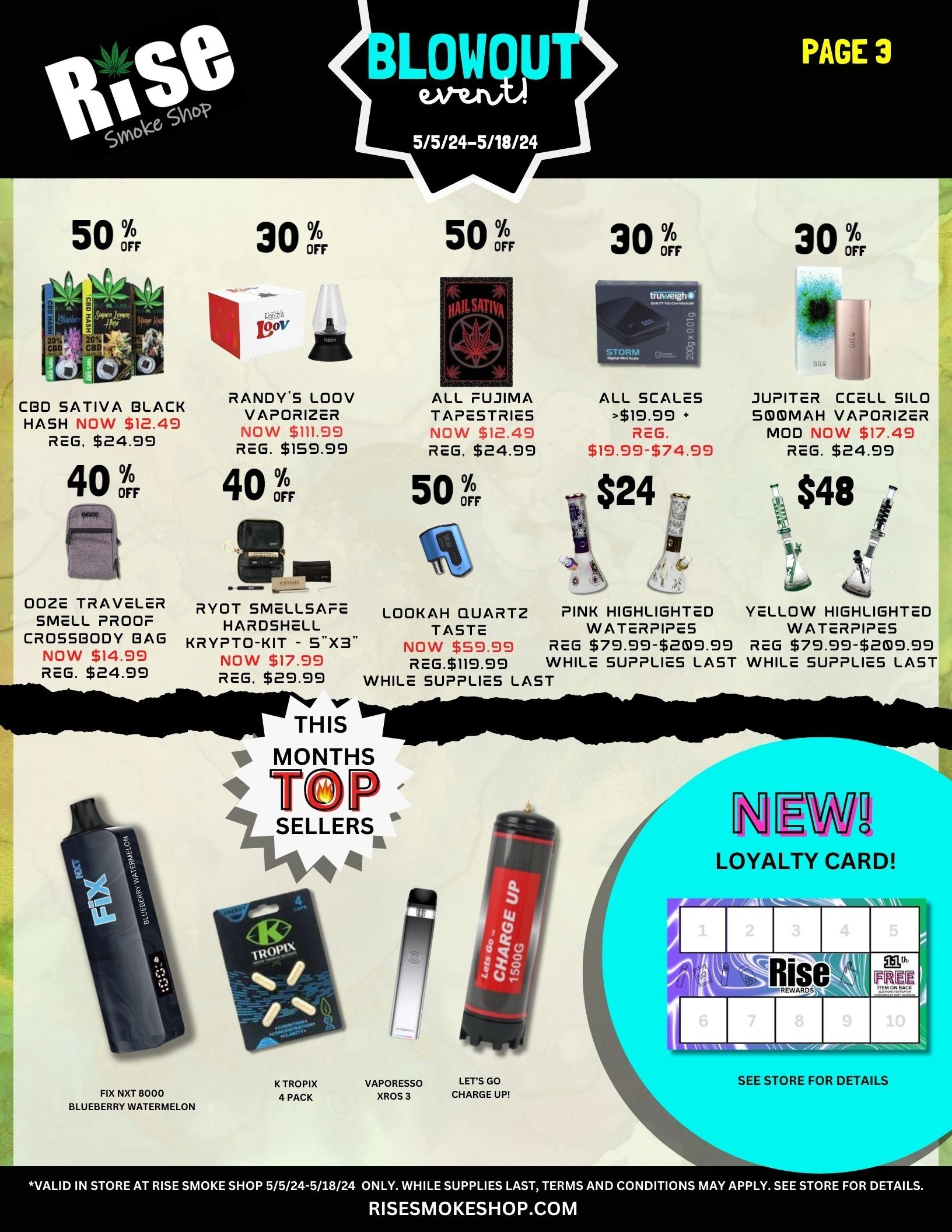 Best Smoke Shop in Town | Rise Smoke Shop