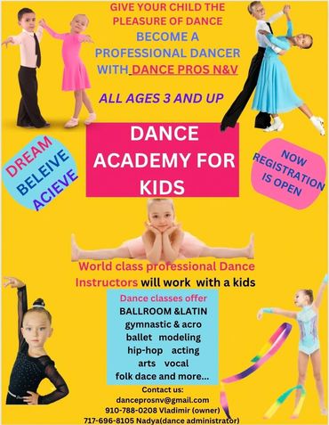 Kids Ballroom Dance Flyer
