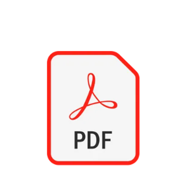 PDF file icon with red and white colors.