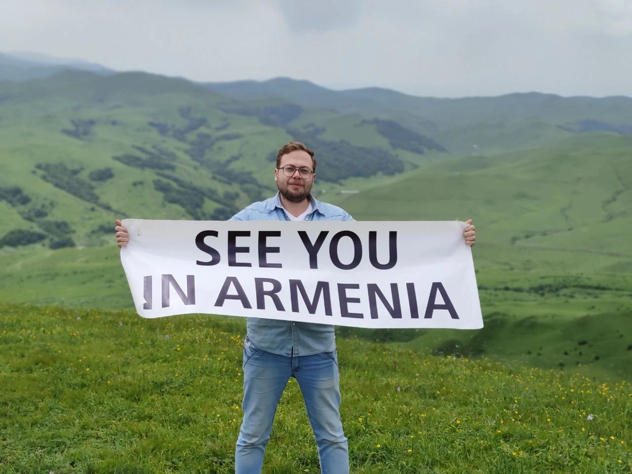 Mathew Zein, the chief editor and founder of Life in Armenia magazine