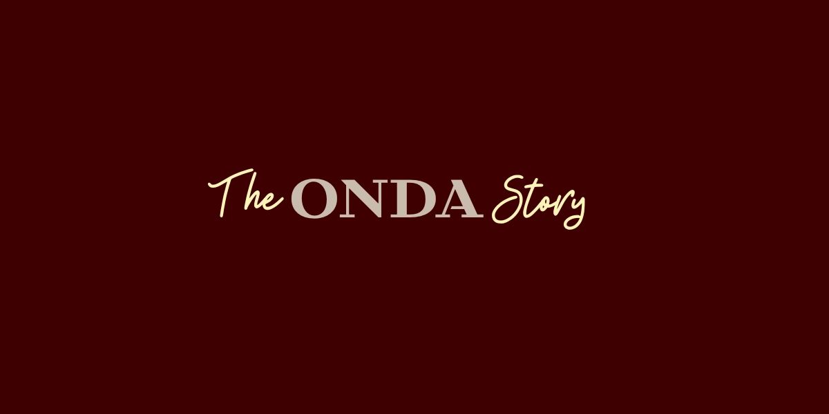 The ONDA Story title text on dark background.