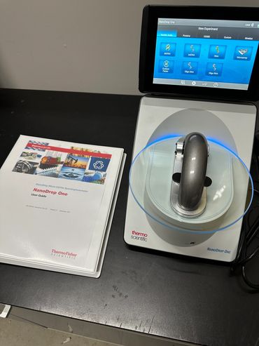 Thermo NanoDrop One spectrophotometer with manual.  $12,000