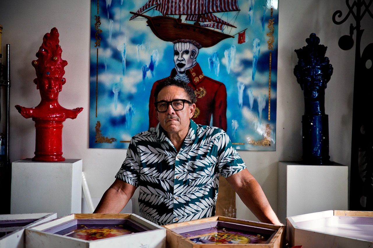 Conceptually Rich Haitian Art /Edouard Duval Carrie, image size:1280x853