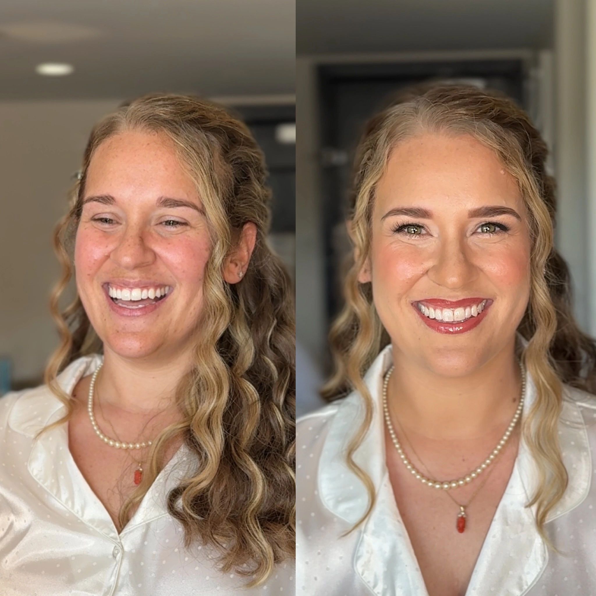 Wedding Makeup and Hairstyling at Garland Hotel in North Hollywood