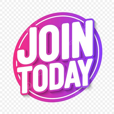 Join today call-to-action badge with pink and purple gradient.
