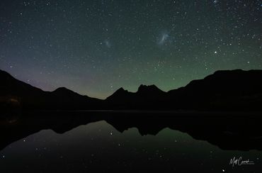 Night sky at Cradle Mountain. 