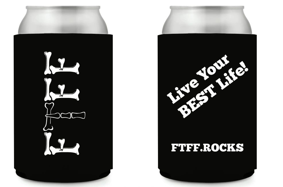 F YOUR FEARS Koozie for TALL CANS – Deathless Company