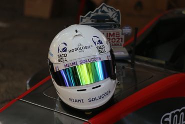 Deni Sandor first place 2021 trophy helmet