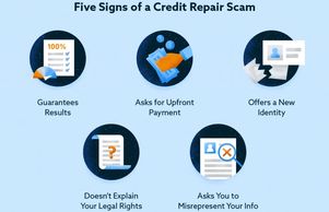 Five signs of credit repair scams