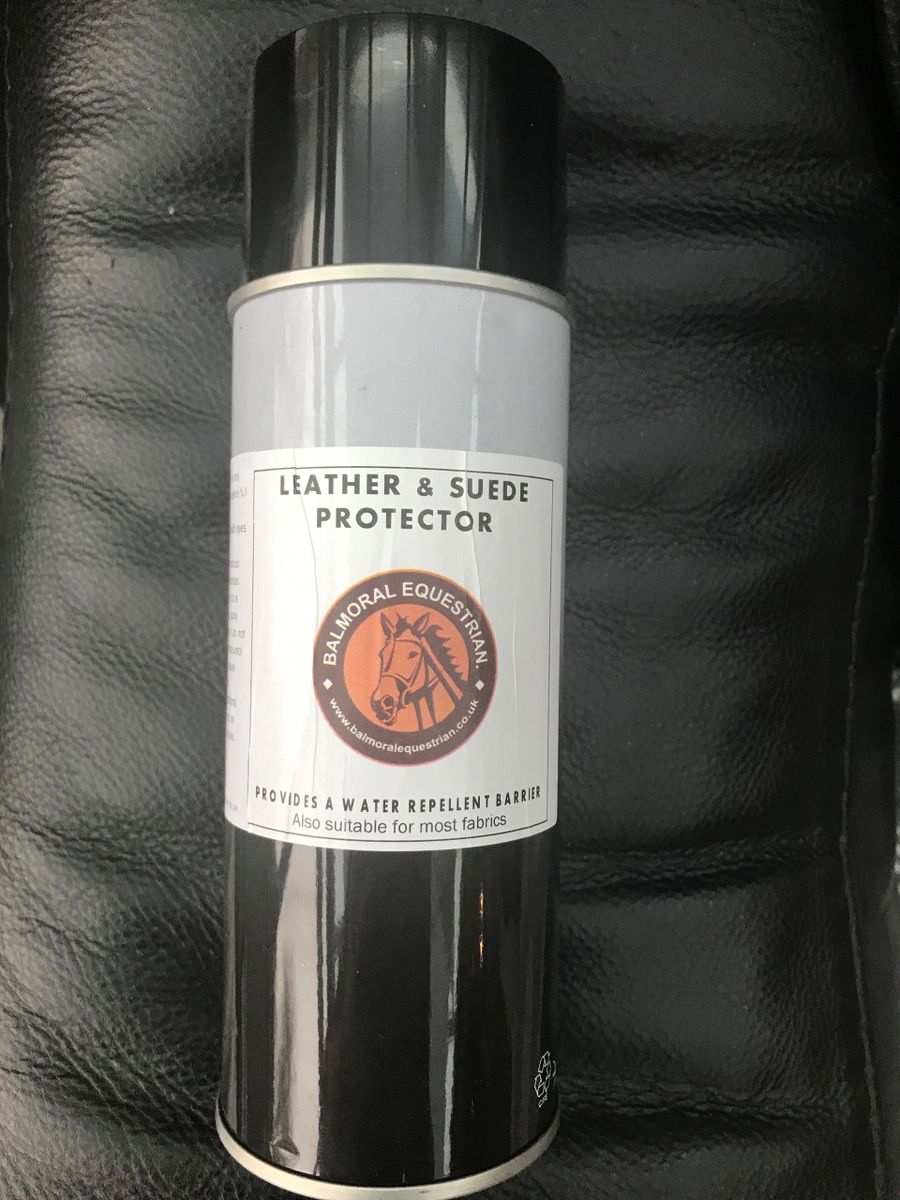 Suede and shop leather protector spray