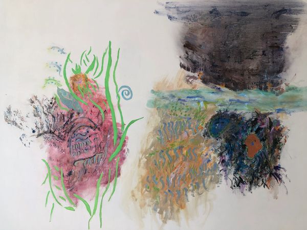 Serene landscape oil painting by artist Goran Medak.

