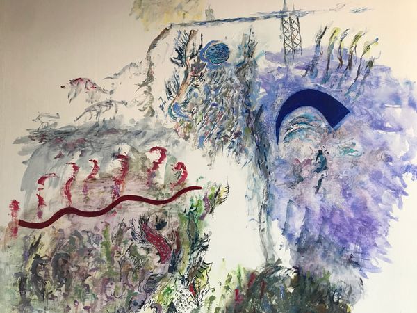 Vivid oil painting by artist Goran Medak on canvas.

