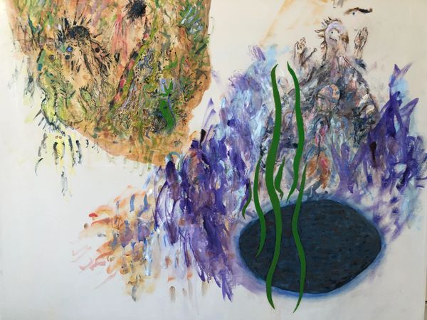 Goran Medak's vibrant and textured oil painting.

