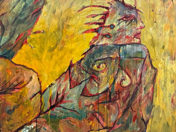 Bison and deer in ancient human artwork

