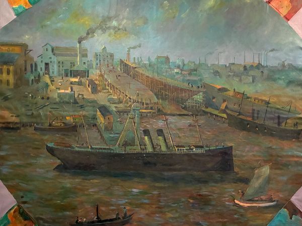 Serene landscape painting of a beautiful world by Goran Medak.

