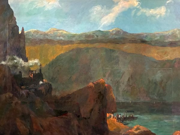 Goran Medak's beautiful world painting with a tranquil river.

