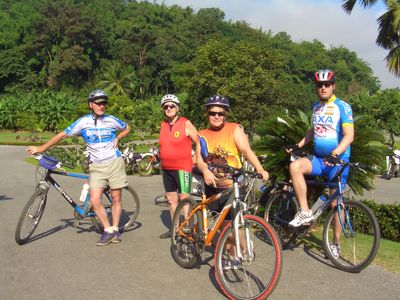 Cycling the hills of Chiang Dao, Thailand