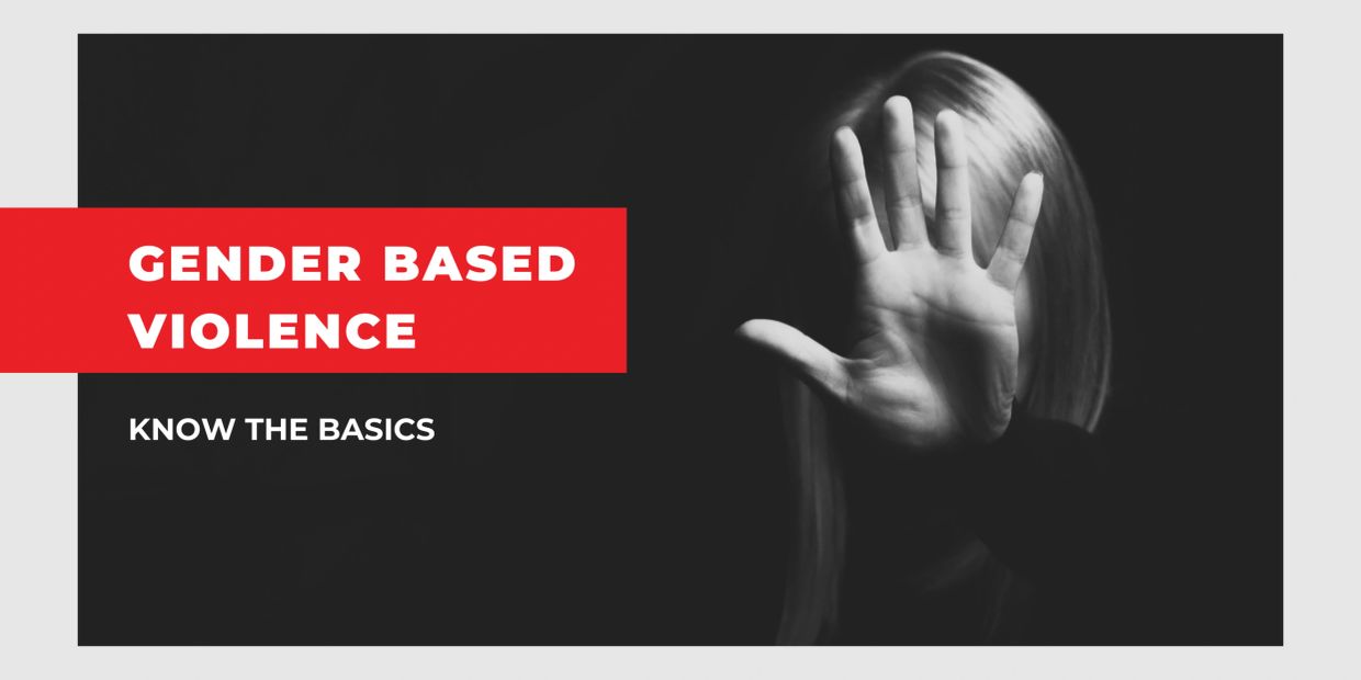 Graphic on gender-based violence awareness.