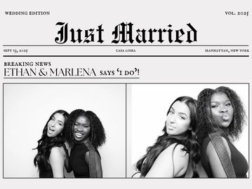 Newspaper photobooth