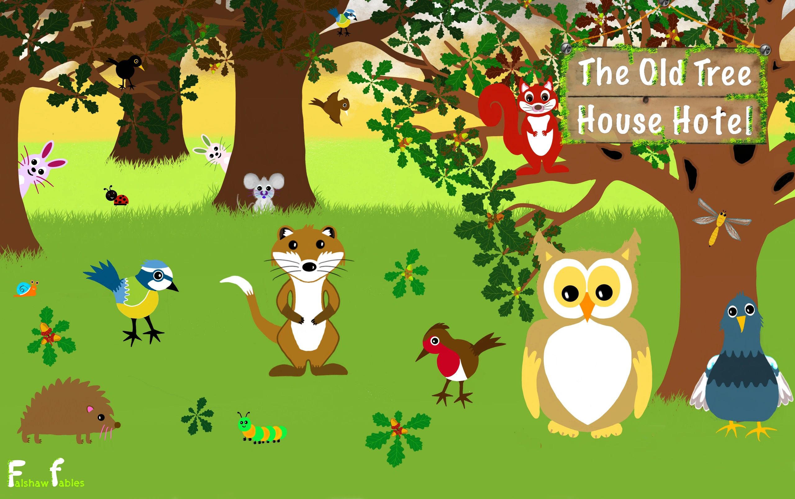 The old tree house hotel in the woods near you