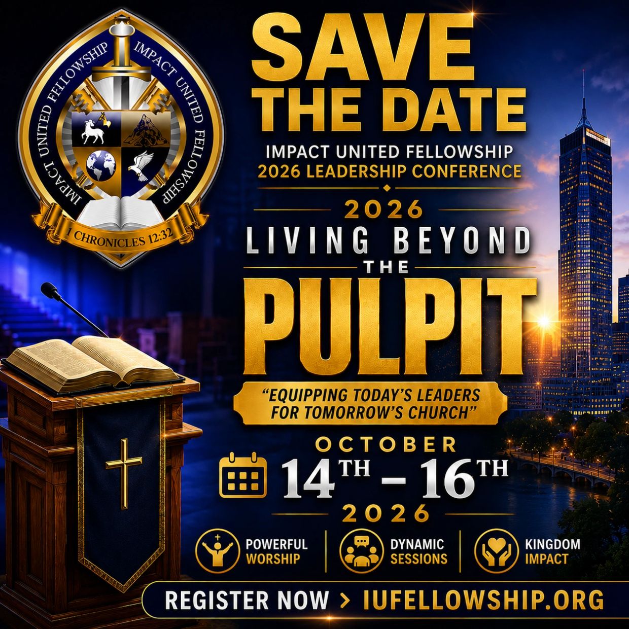 Save the date for the 2026 Impact United Fellowship Leadership Conference.