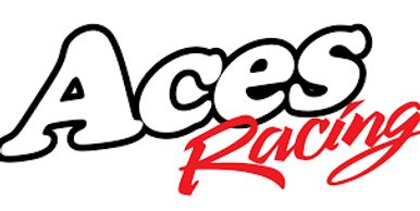 Logo with 'Aces Racing' in stylized text.