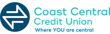 Coast Central Credit Union logo with tagline.