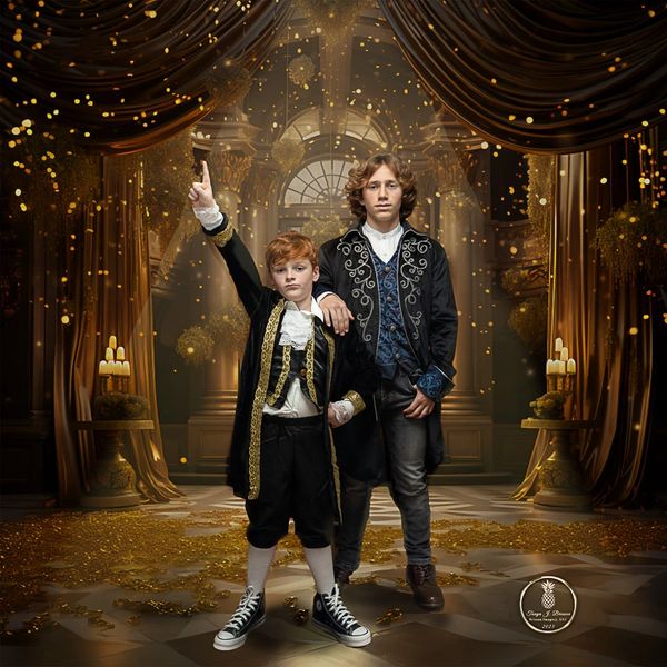 Fantasy/Fairy tale Photographer Charleston SC 2 brothers recreate the Hamilton Cover 