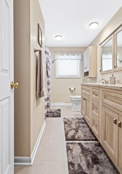 can light installation in a master bathroom in lake county illinois