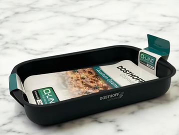 Dosthoff Black Quantum Rectangular Oven Tray 25-30-35-41cm