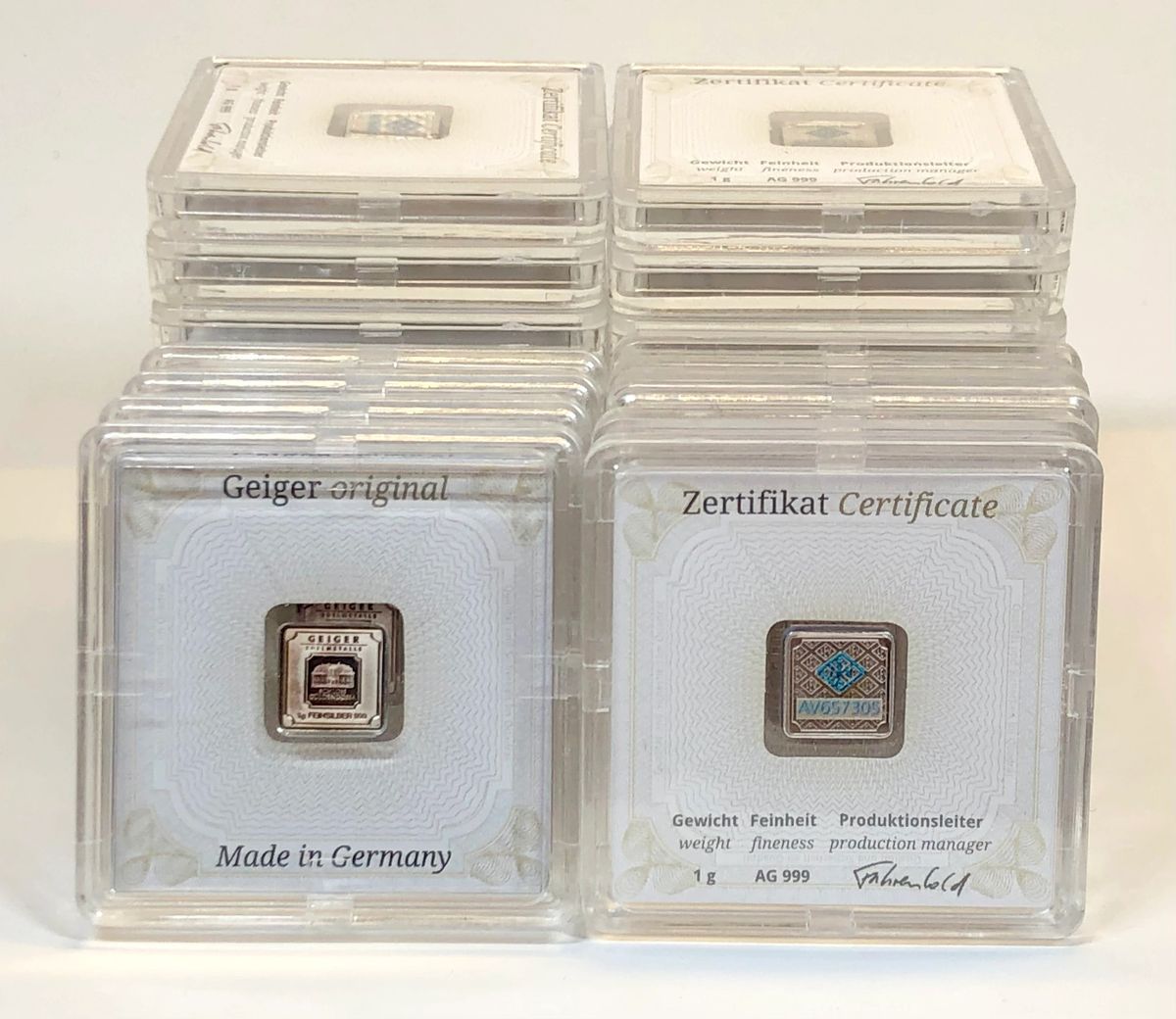 5 x 20 g Silberbarren 999 / Güldengossa-Geiger ab Fr. 1.- | Kaufen auf