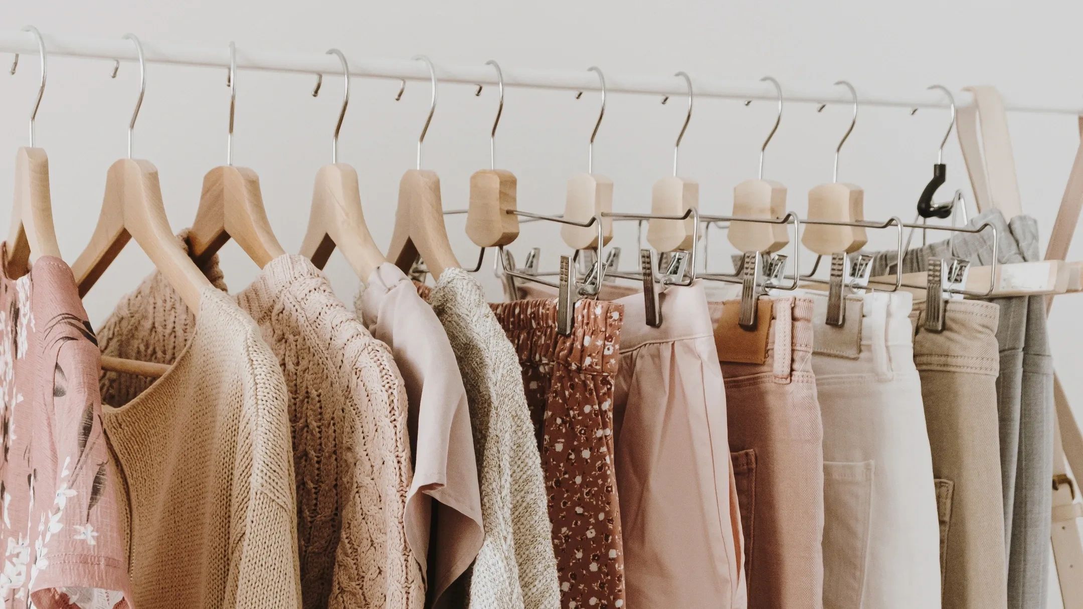 Clothes on a rack at The Edit in Caldwell, Idaho, features curated, elevated fashion and resale clot