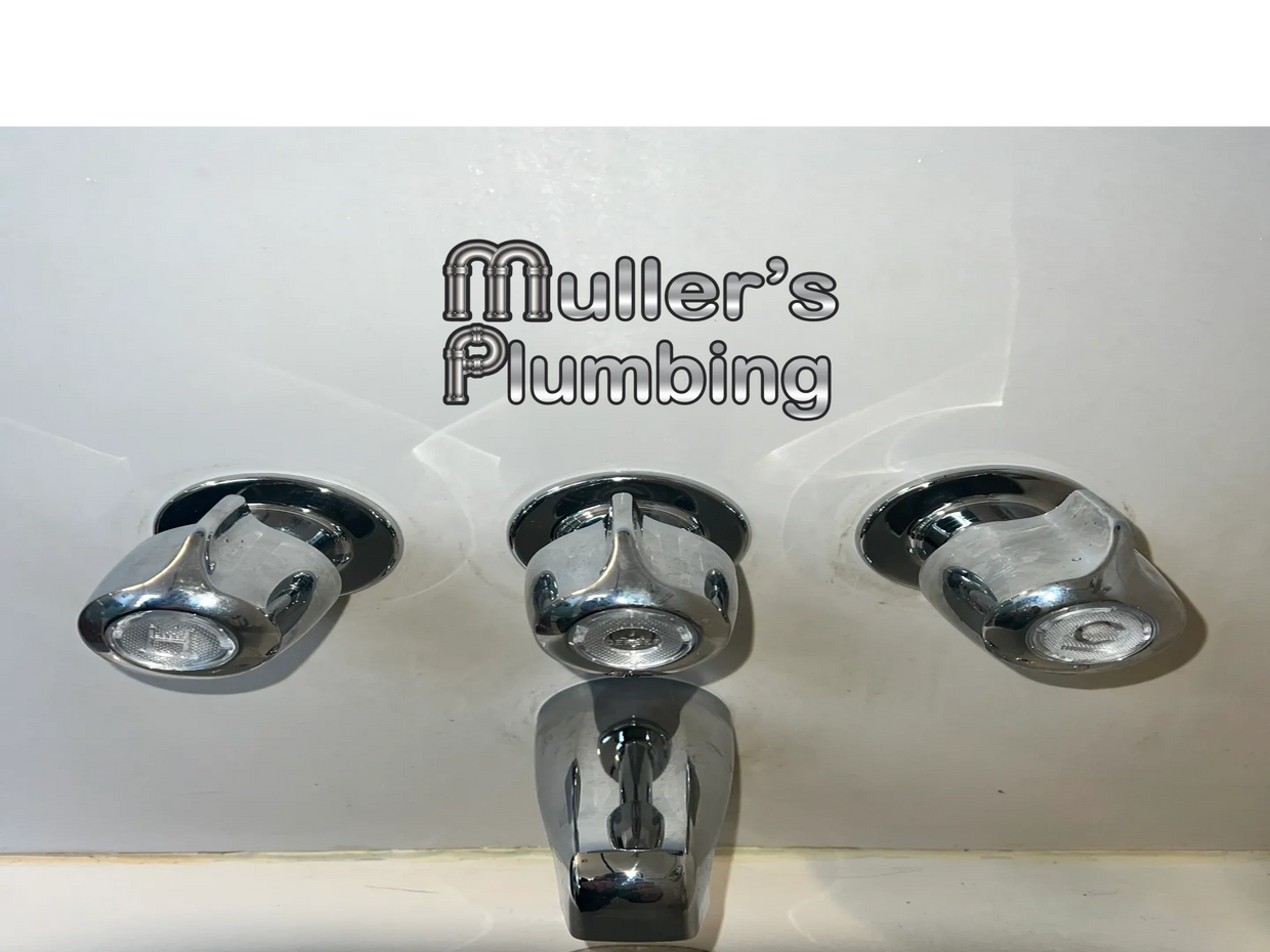 Bathroom faucet installation by Muller's Plumbing