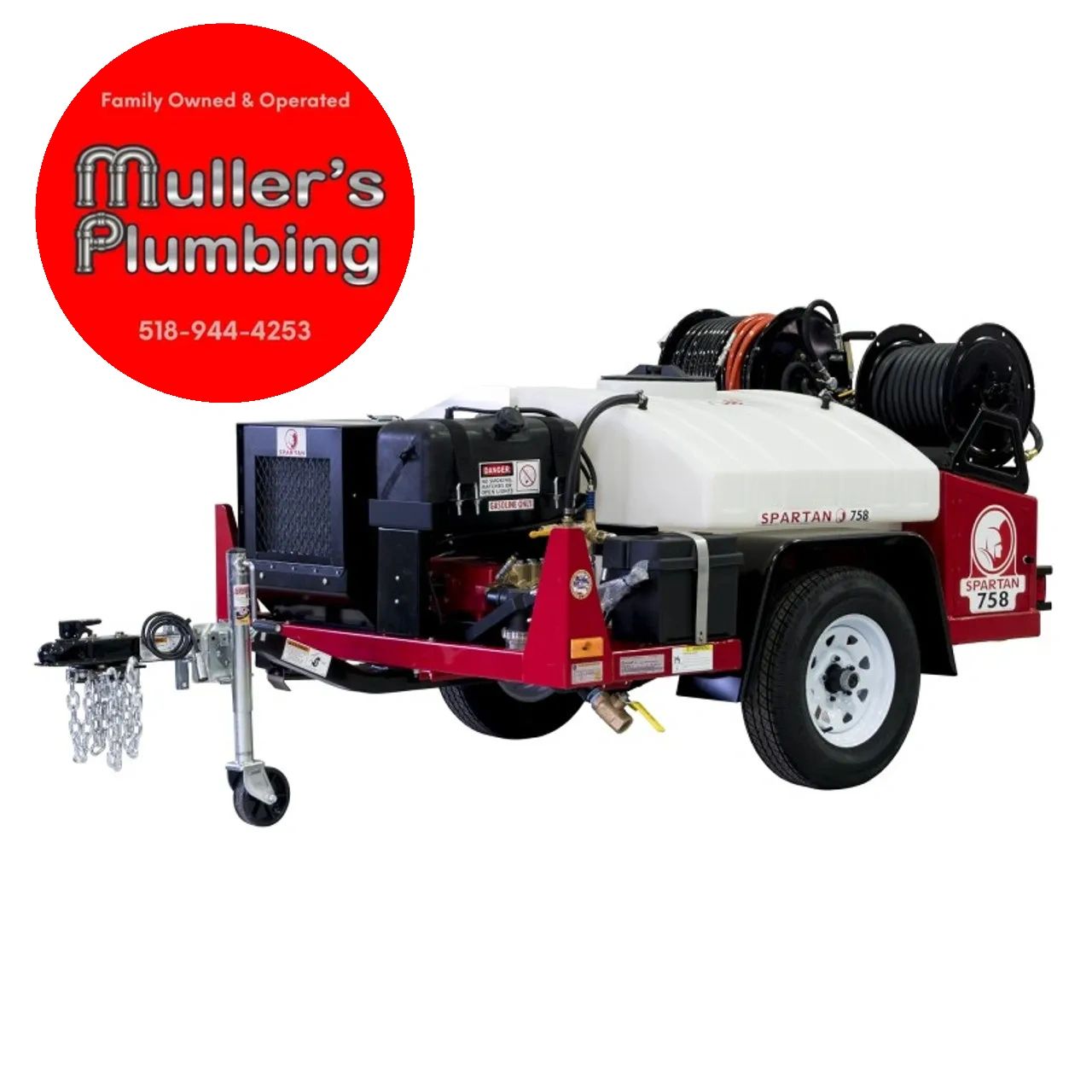 Muller's Plumbing offers 24 hour hydro jetting services.