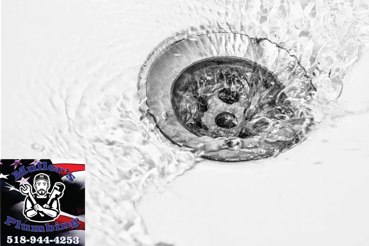 clogged sinks and sink clogs removed by Muller's Plumbing & Drain Cleaning.