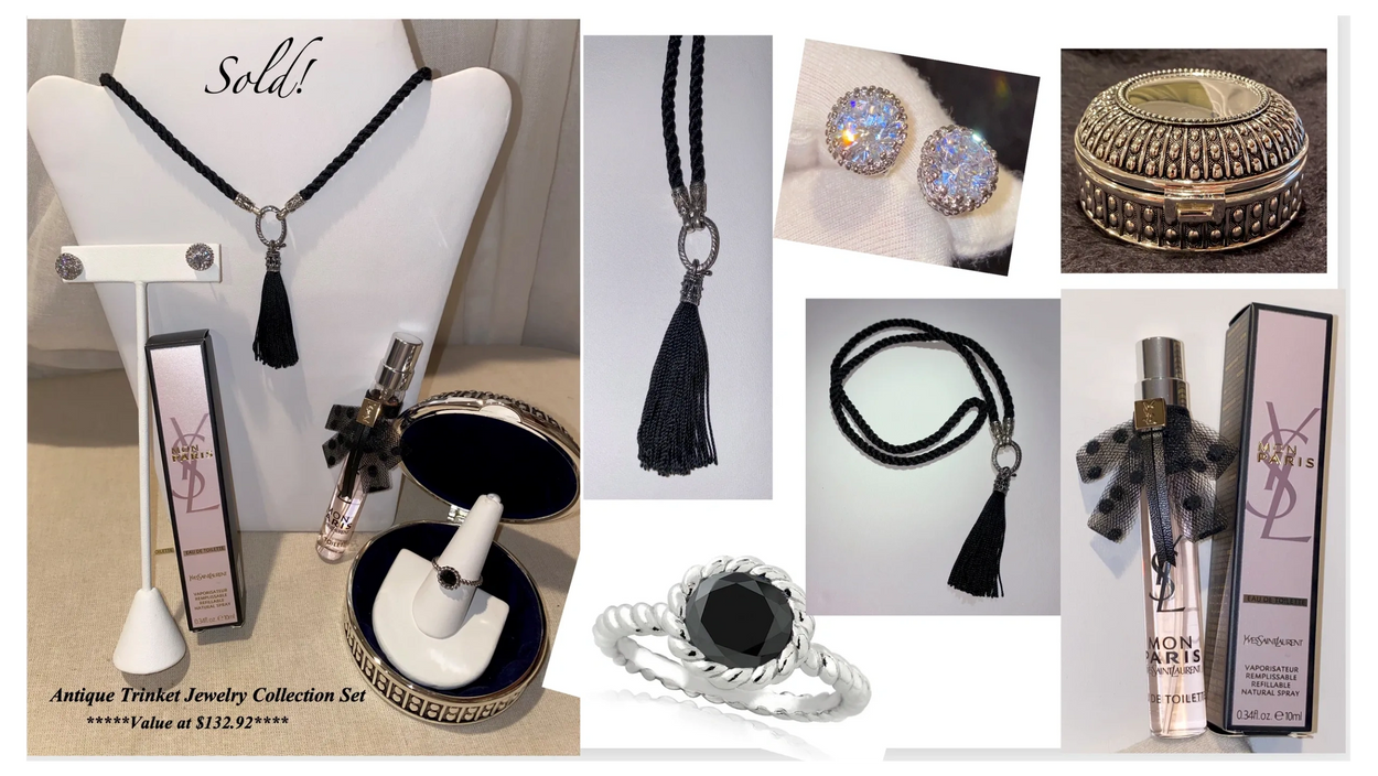 Antique Trinket Jewelry Collection Set - Sold!